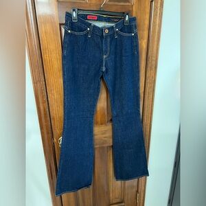 AG Adriano Goldschmied Dark Blue Flare Jeans
